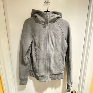 Grey scuba hoodie